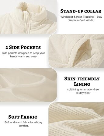 Жіноча тепла зимова жилетка FEOYA з коміром-стійкою, без рукавів, утеплена, біла (M)