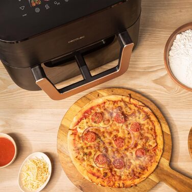 Фритюрниця Cecotec Cecofry & Grill Smokin' 6500 Plus 6.5л з грилем та функцією копчення, 2200 Вт, чорна