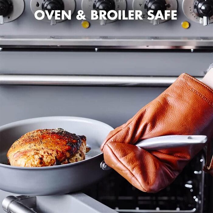 Набір сковорідок GreenPan Chatham: антипригарне покриття Ceramic, 25.4 см та 30.5 см, без PFAS, для плити та духовки, сірий (5 предметів)