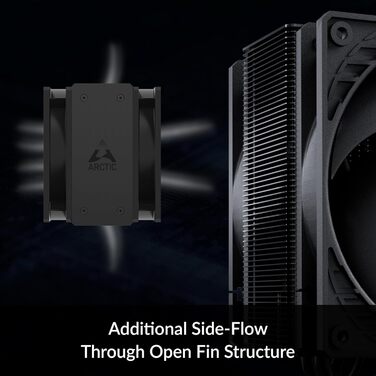 Arctic Freezer 36 - кулер для CPU з Push-Pull, Intel & AMD, 2 x 120 мм вентилятори, 4 Heatpipes, MX-6 термопаста