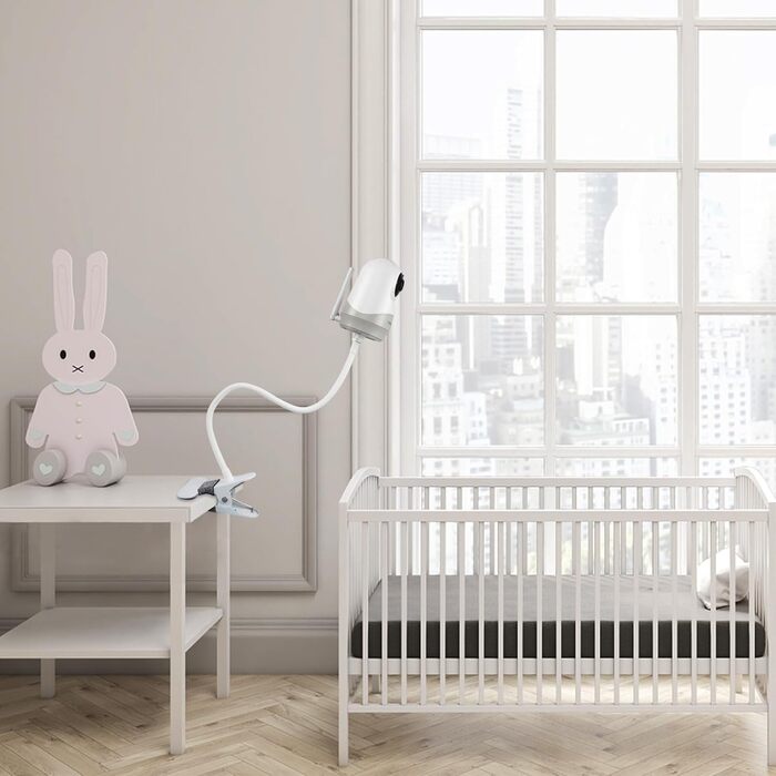 Кріплення для дитячого монітора HOLACA сумісне з HelloBaby HB40/HB65/HB66/HB6339/HB6336/HB6351/HB6550 та Blemil BL9052-2. Кріплення з 1/4-дюймовою різьбою, кліпса.