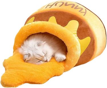 Cat bed, cat cave, cozy cat bed, cat nest honey pot, for small cats