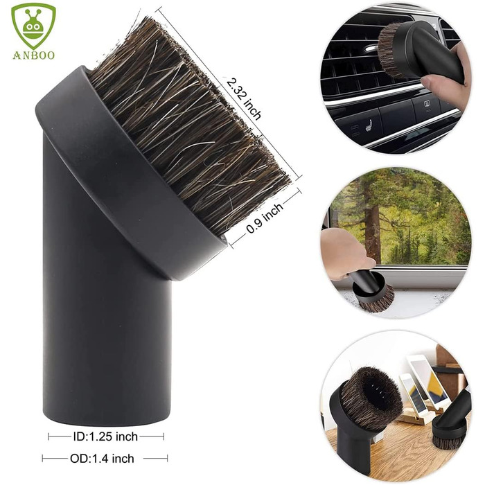 Насадки для пилососа ANBOO, аксесуари для стандартного шланга 32/35 мм (1 1/4 дюйма)