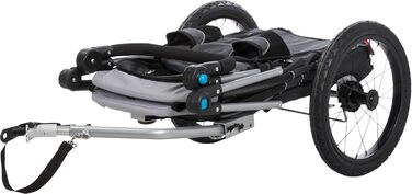 Дитячий велосипедний крісло-переноска TRIXIE для собак до 30 кг, відбиваючий, з функцією складання, з подушкою та кріпленням