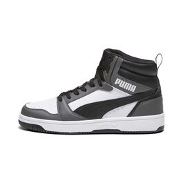 Кросівки Puma Rebound V6 Unisex Біло-Чорно-Сірі (42 EU)