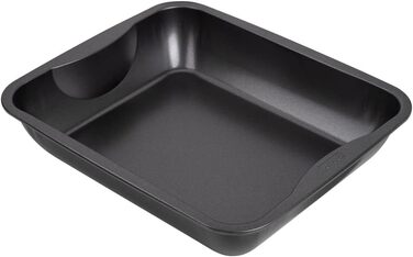 Zenker XXL Форма для запікання та випічки 40x8x34 см, прямокутна антипригарна форма для духовки, чорна, для м’яса та запіканок