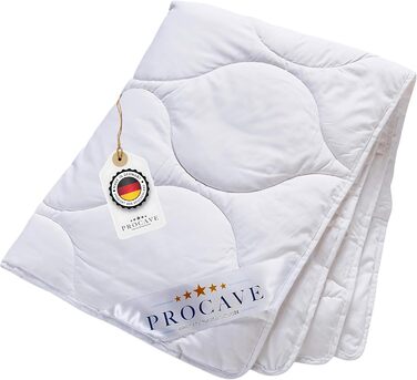 Літня ковдра PROCAVE з бавовни 155x220 см, легка, дихаюча, якісна, натуральна, для літа, виробництво Німеччина