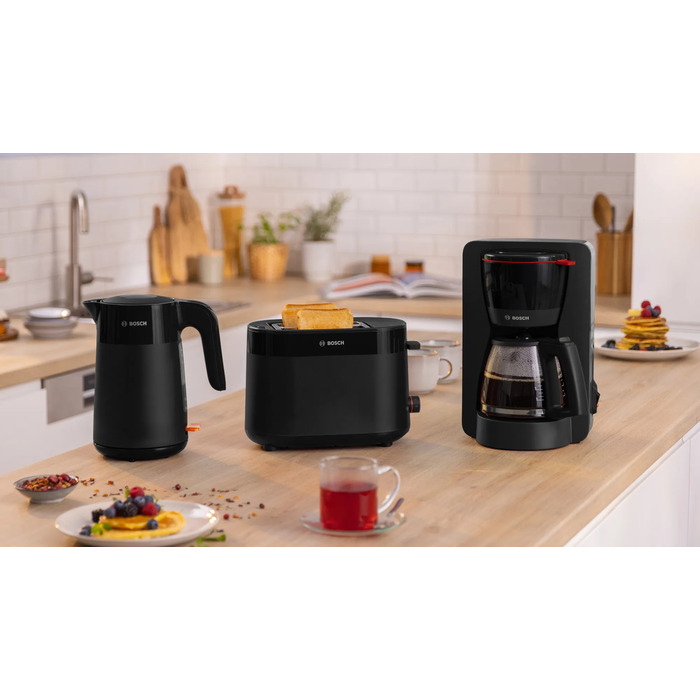 Тостер Bosch TAT2M123, чорний, 950 Вт