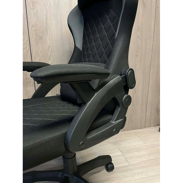 Ігрове крісло Prototype DESMO XL, тканина, чорно-синє