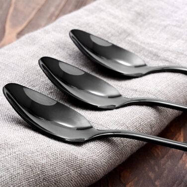 Набір ложок для лате макіато GRÄWE Königstein (Чорний), нержавіюча сталь, 6 шт.