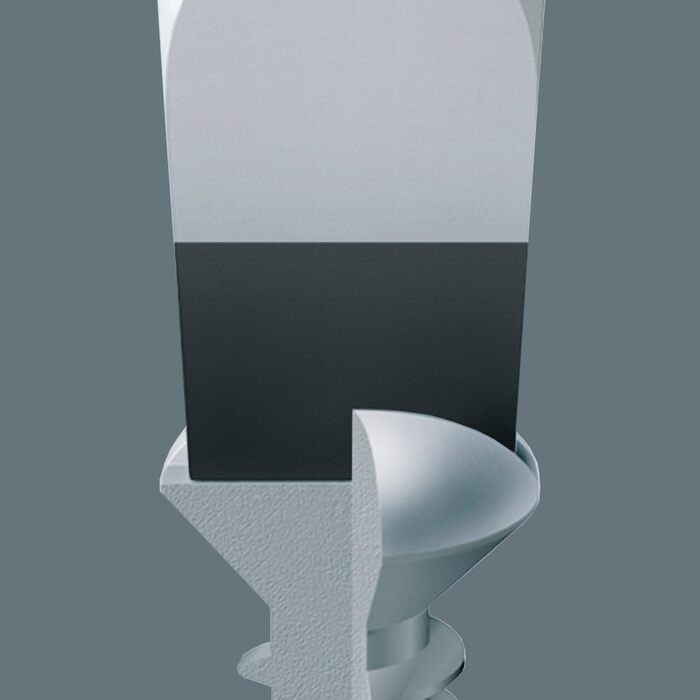 Набір викруток Wera 932/918/6 Kraftform Plus, 6 шт, ударостійкі, стамеска, з тримачем