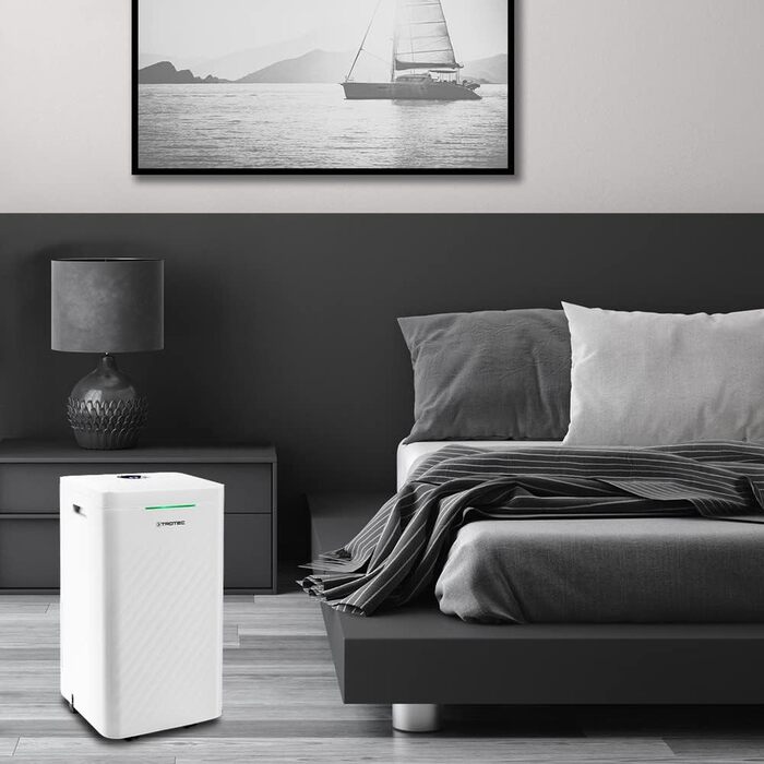 Зволожувач повітря та очищувач Trotec TTK 27 HEPA – 10 л/24 год, HEPA-фільтр H13, гігростат, LED-індикатор якості повітря, таймер