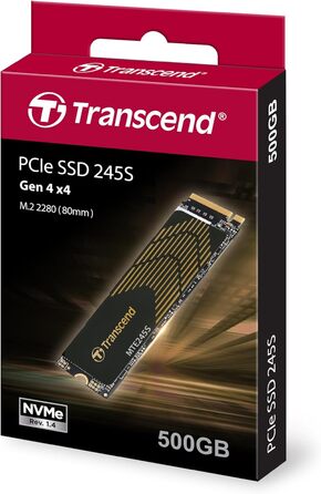 SSD Transcend MTE245S 500GB M.2 2280 PCIe Gen4 x4 NVMe - для комп'ютера та ноутбука