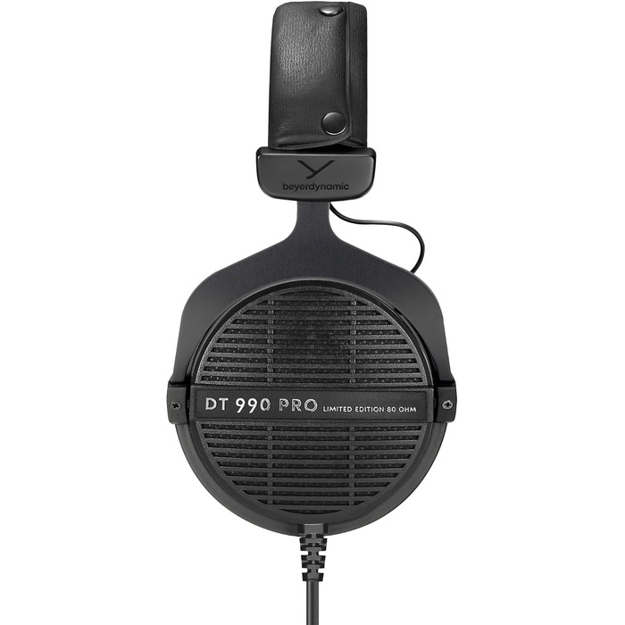 Навушники Beyerdynamic DT 990 PRO (80 Ом, Чорні) - професійні студійні навушники для міксування, мастерингу та редагування, Made in Germany
