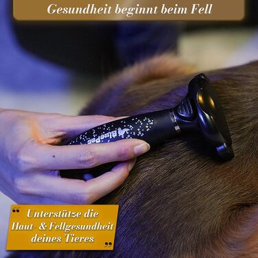 Щітка для котів та собак BluePet 2.0 для короткошерстих порід - видаляє відмерле волосся та підшерсток. Ідеальна для линяння (Limited Edition)