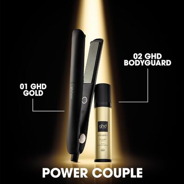 Гладеньня та стайлер ghd Gold Black - Професійний інструмент для створення гладкого волосся з блиском, для всіх типів волосся, нова упаковка