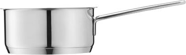 Каструля WMF Compact Cuisine 16,5 см без кришки, 1,5 л, з нержавіючої сталі Cromargan, для індукційних плит, з внутрішньою міткою об'єму, без покриття