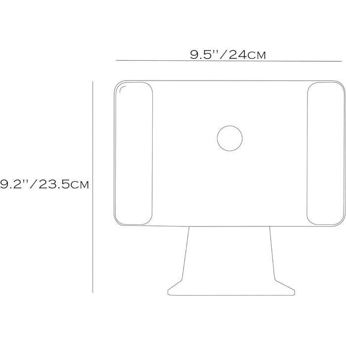Магнітна підставка-тримач для Apple iPad Pro 12.9 (3-6 покоління) та iPad Air 13, iPad Pro 11 (M4/M5), колір сірий