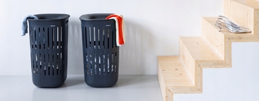 Кошик для білизни Brabantia 55 л, підлоговий, чорний