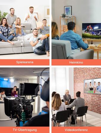 Кабель HDMI 8K JSAUX 5м, HDMI 2.1, Ultra High Speed 48Gbps, 8K@60Hz, 4K@120Hz, eARC, HDR10, HDCP 2.2/2.3, 3D, сумісний з PS5/PS4/X-Box/UHDTV/Blu-ray Player/Монітор, чорний