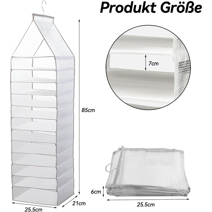 Чохли для одягу, 2 шт. (110x60x25 см), дихаючі сумки для одягу на блискавці, сірий колір
