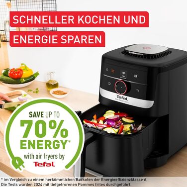 Фритюрниця Tefal Easy Fry Silence 7л з технологією Silent, 10 програм, біла (EY8421E0)