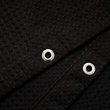 Шторка для душу Barossa Design з вафельної структури, біла, 213,4 x 182,9 см (для готелів, важка тканина, водовідштовхувальна)