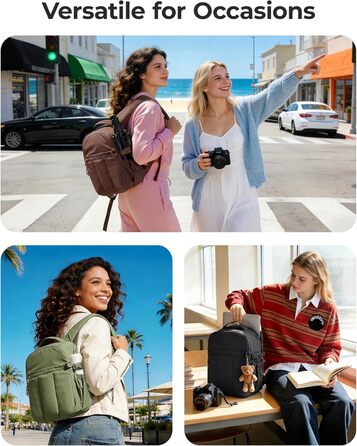 Фоторюкзак Bagsmart для камери та ноутбука 13.6