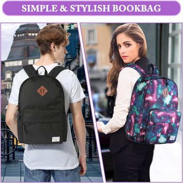 Шкільний рюкзак для підлітків: легкий, 15.6