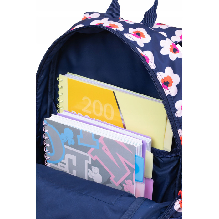 Багатовідсіковий шкільний рюкзак CoolPack (синій, помаранчевий, рожевий), 27 л
