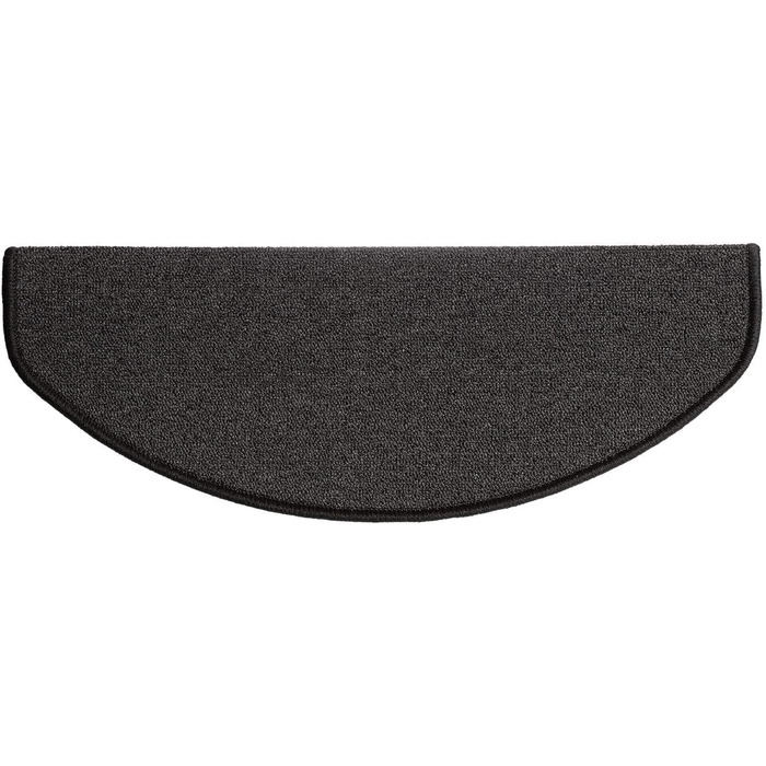 Casa Pura килимок на сходи 15 шт. в наборі, 11 кольорів, міцне кріплення, стабільна кутова рейка (антрацит)