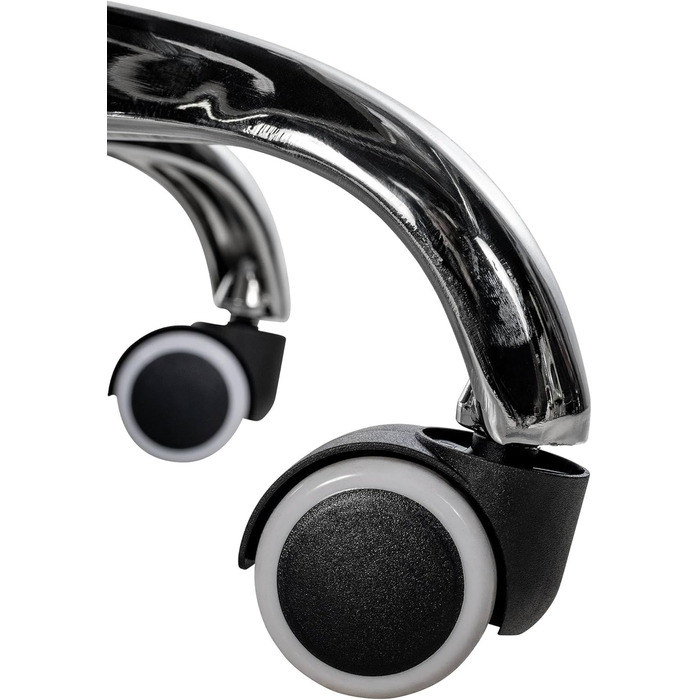 Ергономічне крісло для офісу Amadora I, регульована висота, поворот на 360°, обтягнення екошкірою або тканиною, міцне, витримує до 120 кг, колір: коричневий, матеріал: екошкіра/тканина