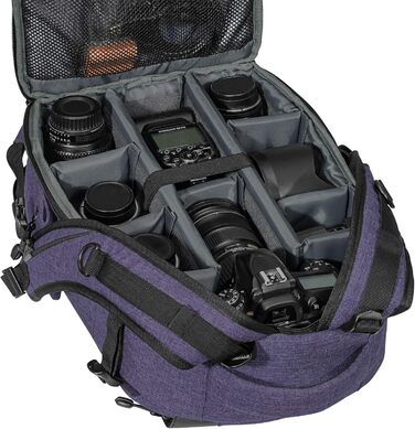 Захисний чохол для камери PEDEA з дисплеєм для Olympus, Canon, Nikon, Panasonic (фіолетовий)