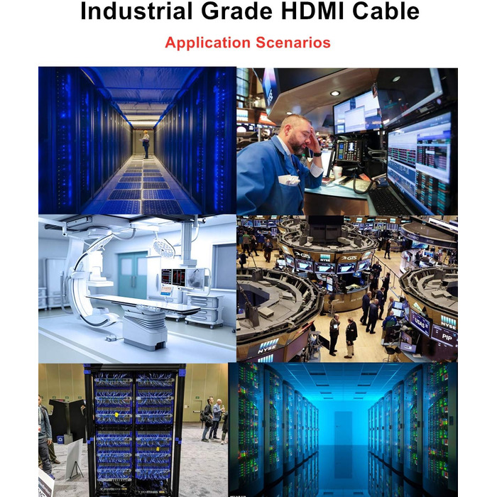 HDMI кабель Ubluker 48Gbps 2м, 8K 60Hz, 4K 240Hz, HDR10+, ARC, eARC, HDCP2.3, для PS5, Xbox, TV, PC, Roku, Netflix