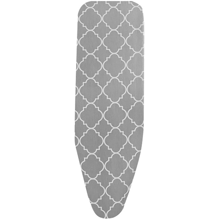 Чохол для прасувальної дошки, сумісний з парогенератором, вогнестійкий, бавовняний, з еластичним краєм, 110 x 34 см