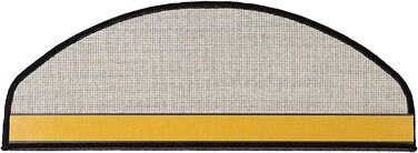 Casa Pura килимок на сходи 15 шт. в наборі, 11 кольорів, міцне кріплення, стабільна кутова рейка (антрацит)