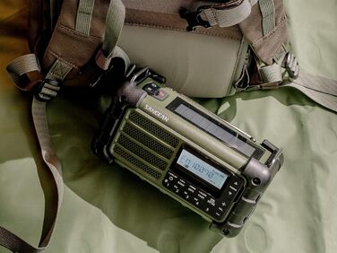 Радіо Sangean MMR-99: багатофункціональне, з ручкою, FM-RDS, Bluetooth, LED, IP55, для відпочинку та надзвичайних ситуацій