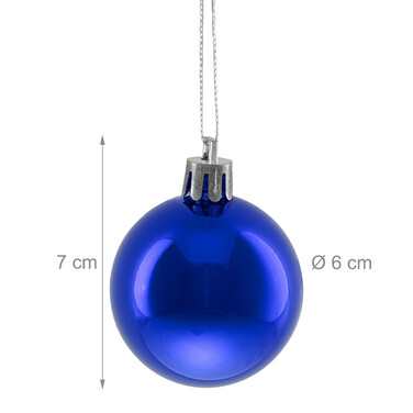 Relaxdays Set of 50 Christmas Baubles