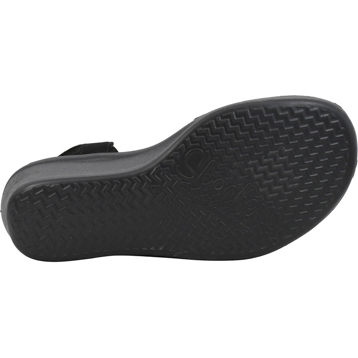Skechers Rumblers - жіночі сандалі на танкетці, чорні (40 EU)