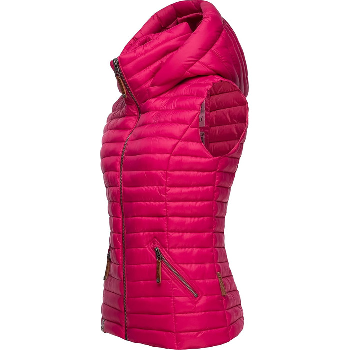 Жіноча перехідна куртка Navahoo Shadaa з капюшоном та стеганим жилетом - 3XL (XS, Фуксія)