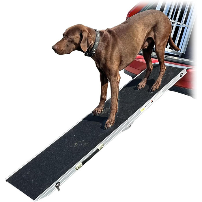 Рампа для собак Petigi: пандус у багажник авто, складаний, алюміній, довжина 183 см