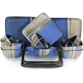 колір: синій та світло-коричневий з білими акцентами