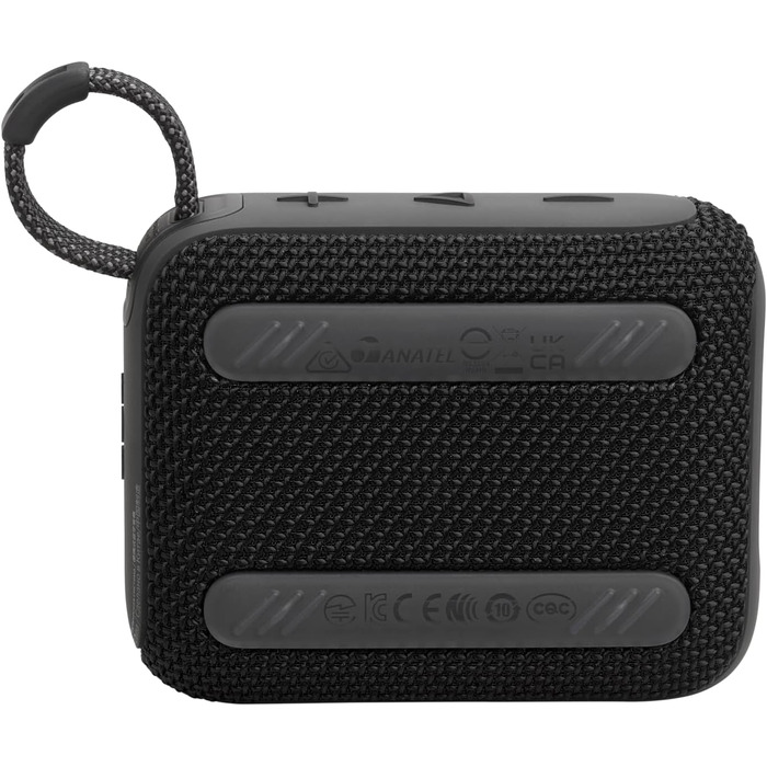 JBL Go 4 Black – Портативна Bluetooth колонка з глибоким басом, захистом від води та пилу, до 7 годин роботи