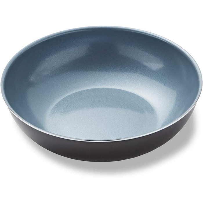 Набір посуду Tower Freedom T800203 (3 шт.) з керамічним покриттям, сірий, графіт, алюміній (24 та 28 см сковороди, вок 28 см)