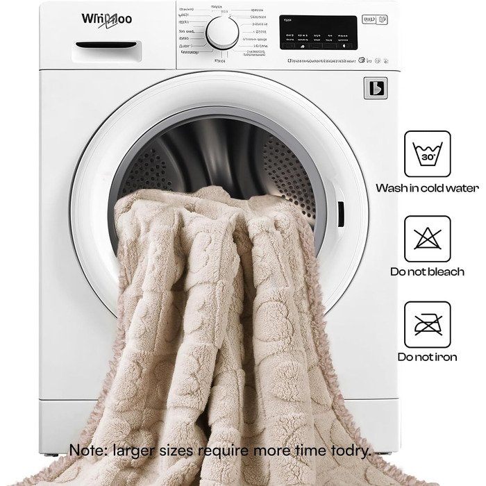 Водонепроникний коврик для собак Luciphia, великий та середній розмір, для ліжка/дивану, м'який, пухнастий, з 3D-серцем, з Sherpa-fleece, затишний, ковдра для собак, бежевий, X-Large (85x57 дюймів)