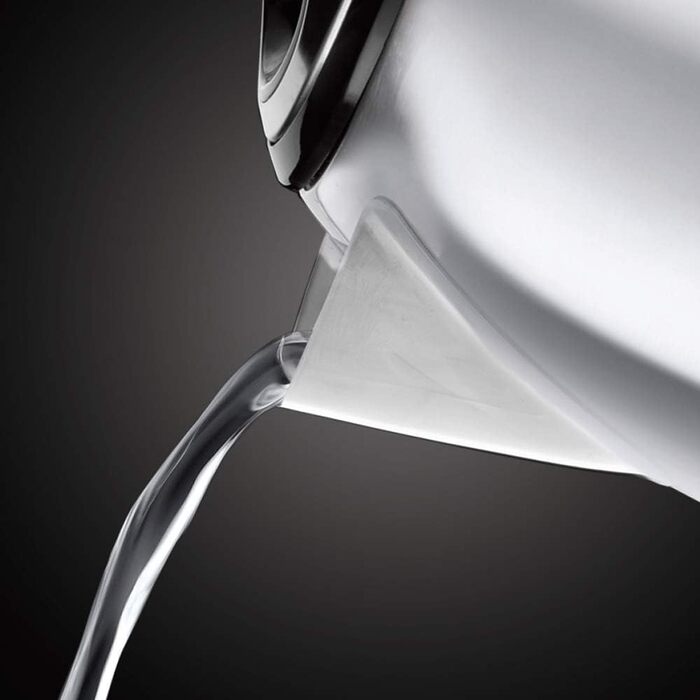 Електричний чайник Russell Hobbs Colours Plus Mocha з нержавіючої сталі (1,7 л, 2400 Вт) з функцією швидкого кип'ятіння, індикатором рівня води та фільтром від накипу