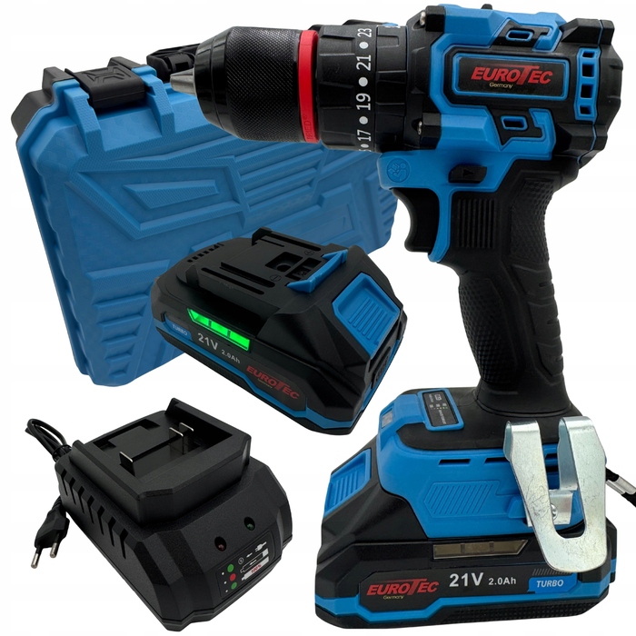 Акумуляторний шурупокрут Eurotec 21 V EUCDSU013