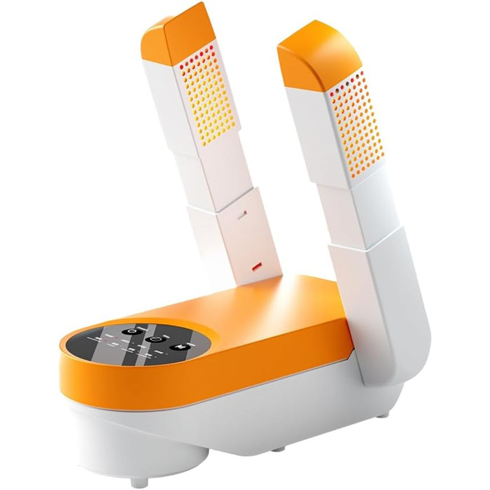Електричний сушильник для взуття та рукавичок: телескопічний, з таймером, для взуття, черевиків, гірськолижних черевиків (помаранчевий)