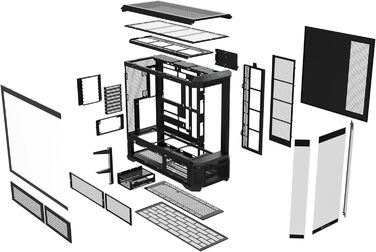 Корпус Thermaltake View 600 TG Full Tower: скло, USB-C 3.2 Gen2, підтримка радіаторів до 420мм