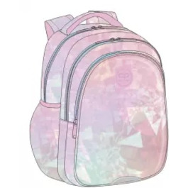 Багатовідсіковий шкільний рюкзак CoolPack, фіолетово-рожевий, багатоколірний, 19 л